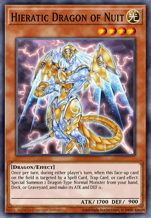 SDRB-AE016 Hieratic Dragon of Nuit